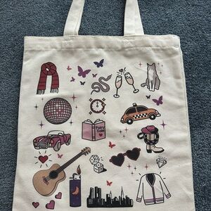 Taylor Swift Graphic Tote Bag